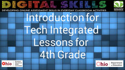 Introduction to Tech Integrated Lessons for the 4th Grade