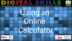 Using a Online Calculator